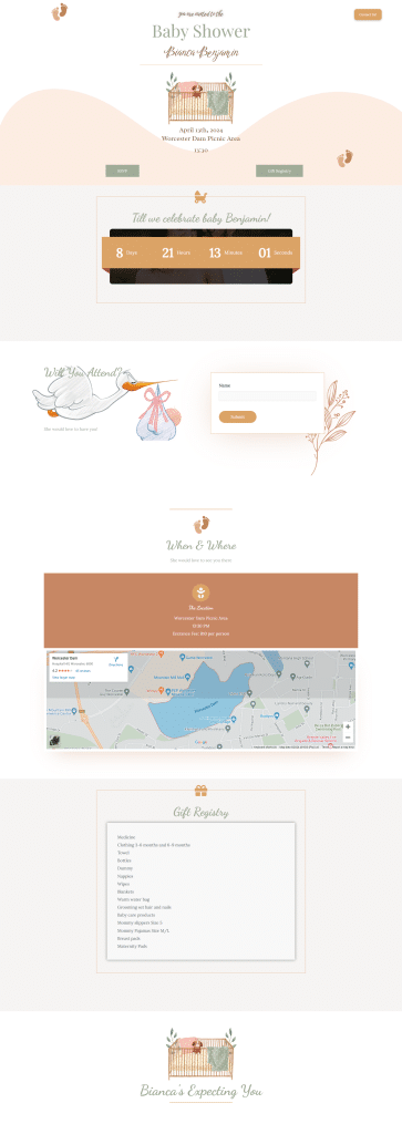 Baby Shower Template